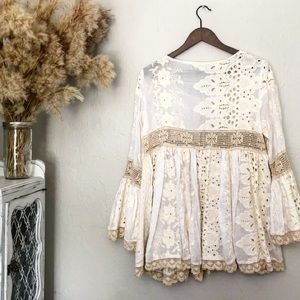 Antica Bohemian Tie Top NWOT